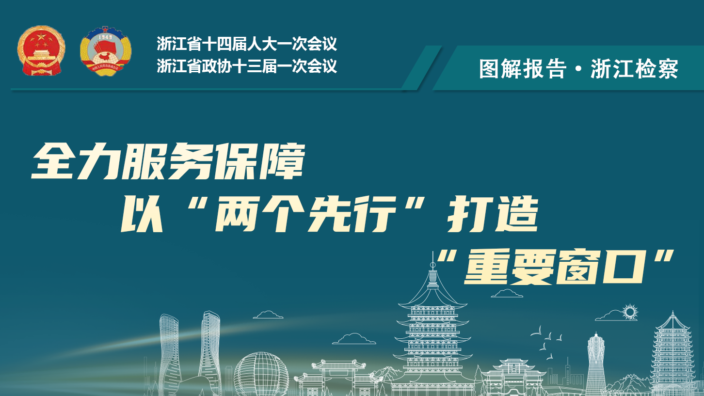 圖解報告丨浙江檢察機關(guān)全力服務保障打造“重要窗口”