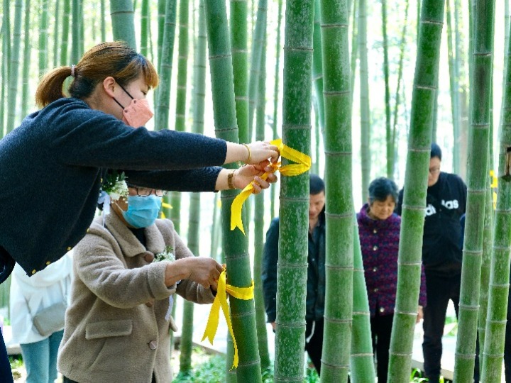 浙江安吉：竹林生態(tài)葬吹起綠色殯葬新風(fēng)